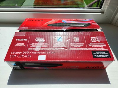 Never Used Sony DVP-SR510H DVD Player With HDMI 1080p Upscaling