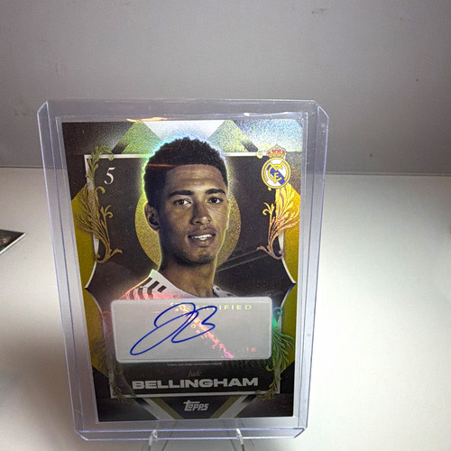 Topps Certified Autograph Issue Jude Bellingham #5 Auto /50 Real Madrid La Liga