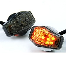 15 Amber Led Flush Mount Smoke Turn Signal Indicator Blinker Light Universal 15 Amber Led Flush Mount Smoke Turn Signal Indicator Blinker Light Universal