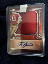 2025 Nfl Panini Silhouette Patch Auto /99 Steve Spurrier 49ers Quarterback