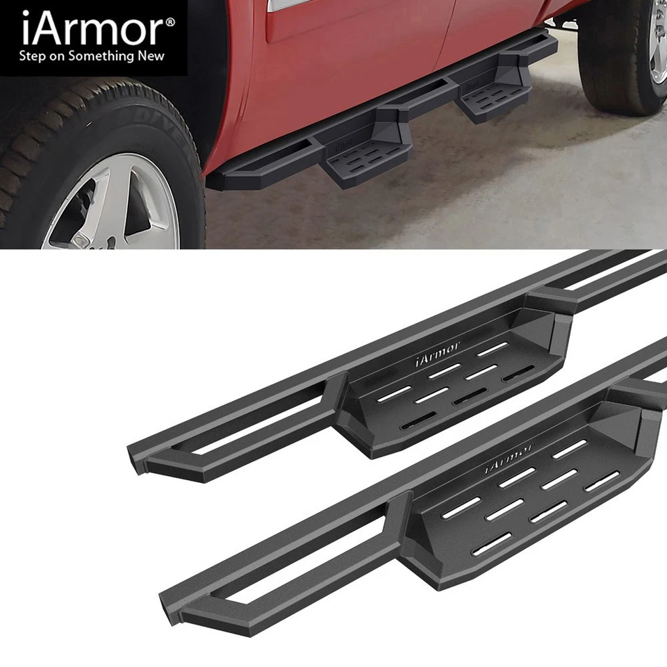 iArmor Pocket Steps Steel Armor for 01-07 Chevy Silverado GMC Sierra Crew Cab Foto 2 de 4