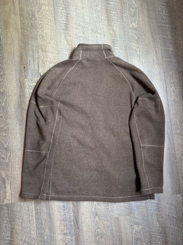 The North Face Men's Brown Full Zip Fleece Jacket Stand-Up Collar Size L - Picture 6 of 6
