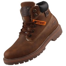 Dockers by Gerli Damen Stiefelette Stiefel gefüttert Braun 55EA310-650470