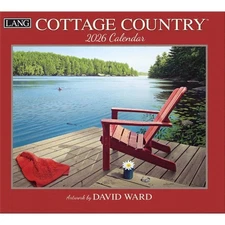 Lang, Cottage Country 2026 Wall Calendar by David Ward, 13.4'' X 12