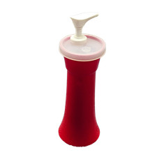 Vintage Tupperware Red Ketchup Pump Dispenser Container 718-2 870-8