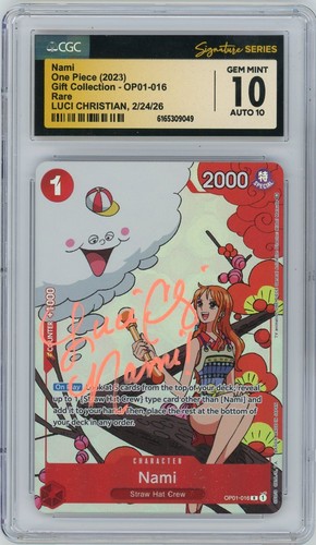 Nami (Gift Collection 2023) graded CGC 10 for sale on eBay
