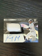 2021 Panini Spectra #119 Dodgers Keibert Ruiz Relic AUTO /199