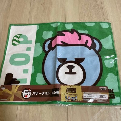 Ichiban Kuji BIGBANG KRUNK F Prize Banner Towel T.O.P