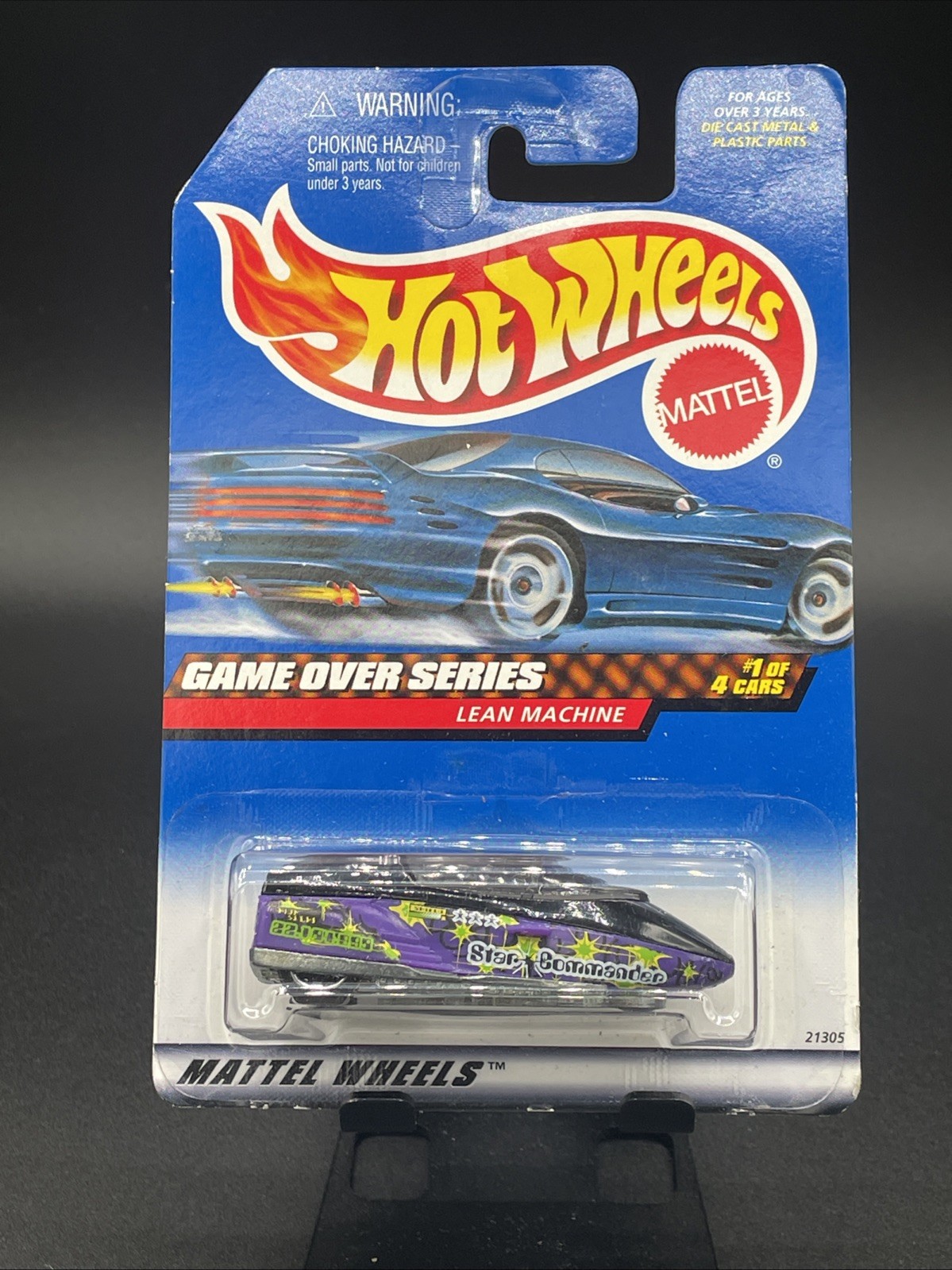Hot Wheels Game Over Series Lean Machine #957 1998 Mattel @2