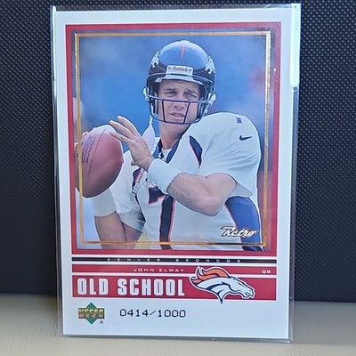 1999 Upper Deck Retro-Old School/New School Peyton Manning, John Elway #ON 8