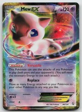 Mew EX 46/124 Holo Ultra Rare Dragons Exalted Pokemon NM