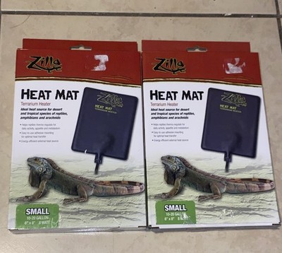 Two Zilla Terrarium Heat Mat 6X8 Inch 10 To 20 gallon For Reptile Small Tank
