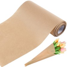  Rouleau De Papier Brun Kraft D'emballage Artisanal Pour Bouquet Fleurs