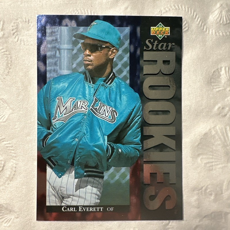 1994 Upper Deck Star Rookie #11 Carl Everett RC Florida Marlins Baseball Card109