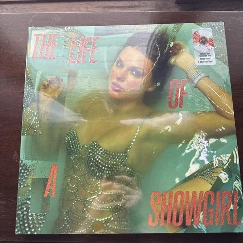 Taylor Swift Life of A Showgirl: Honestly Wild Transparent Vinyl