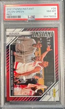 Jalen Green 2021 Panini Instant Red Rookie Card #26 /99 PSA 8