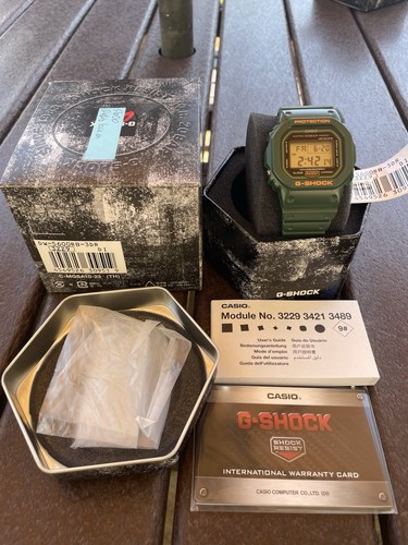 G-SHOCK DW-5600RB-3DR Color Origins Serie Vintage grün US-Verkäufer