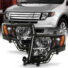 - for 2007 2008 2008 2010 Ford Edge Black Housing Factory Sport Style Headlights