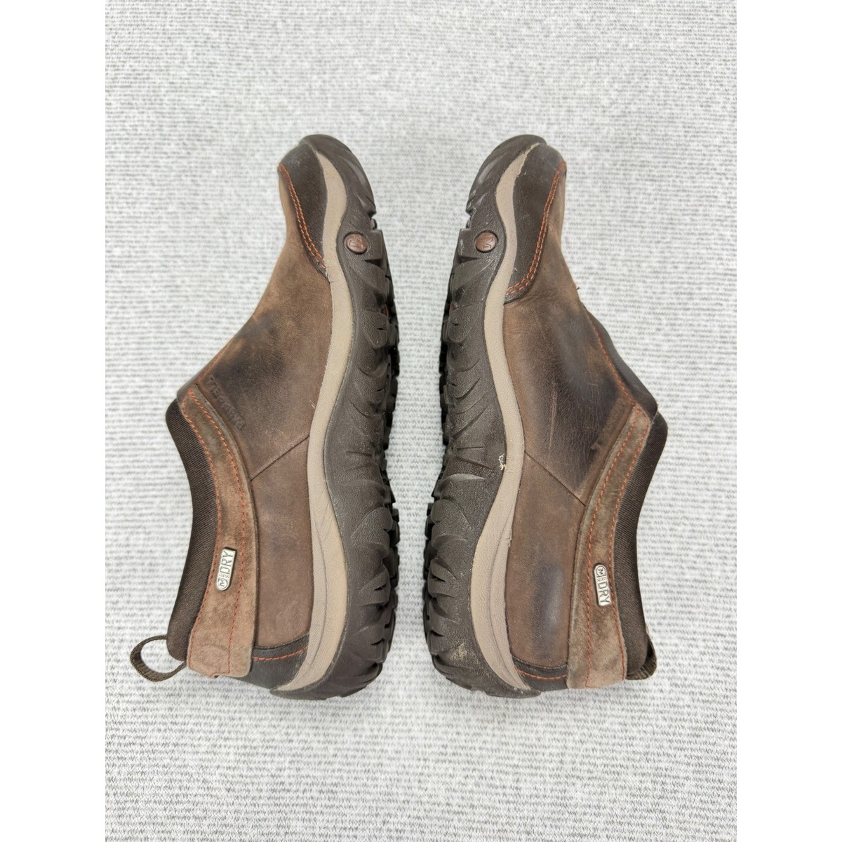 Merrell M-Select DRY Waterproof Slip On Shoes Brown Leather Womens 7 J69276 View 4