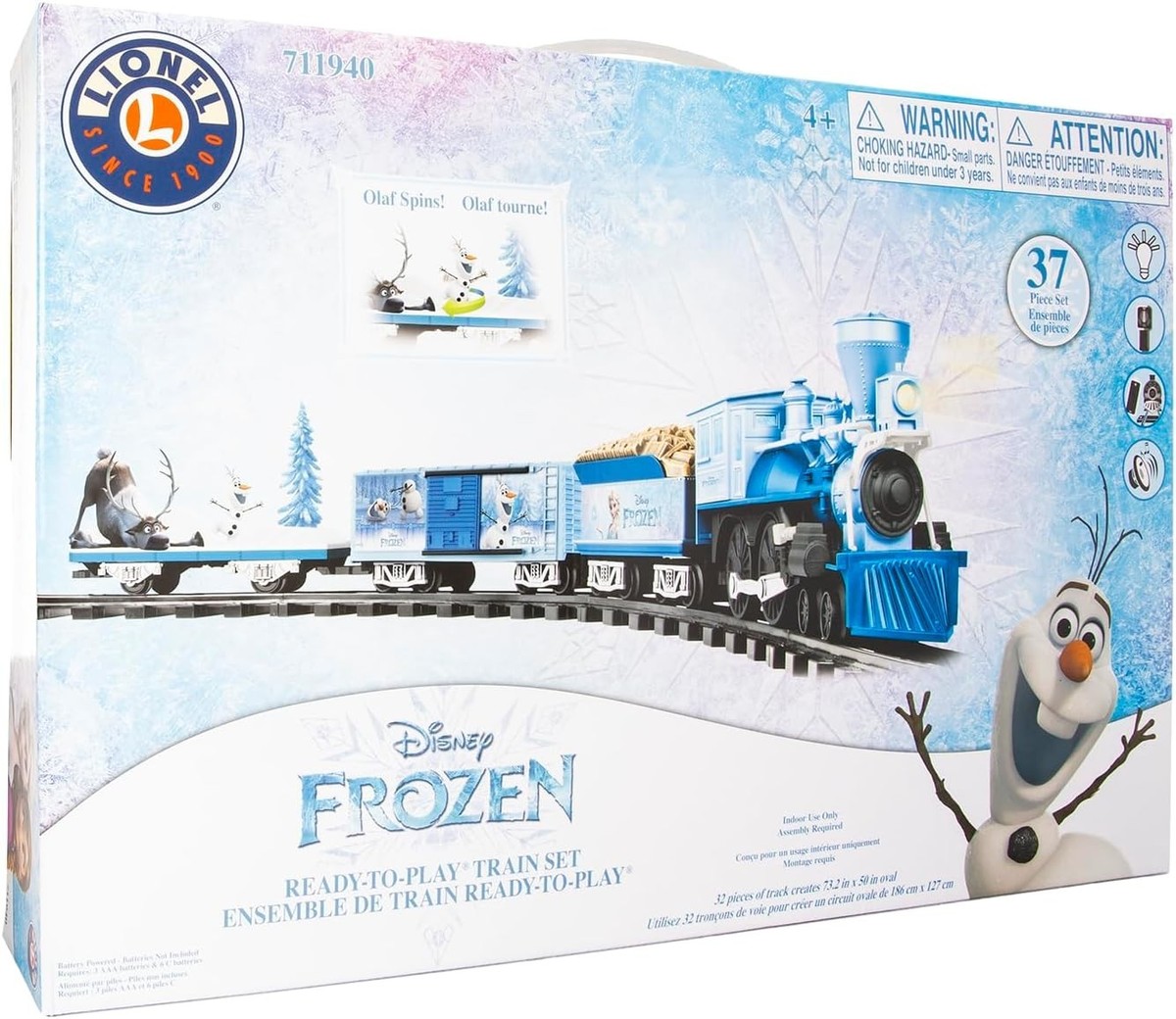 Lionel Disney's Frozen Ready-to-Play Set, Battery-Powered Model