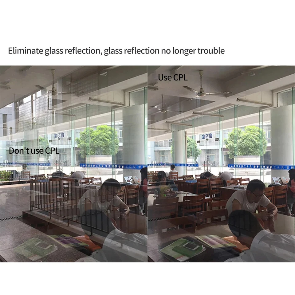 Circular Polarizing CPL Filter 37mm 52mm 58mm Photography for DSLR Camera lens - Image 4 of 4