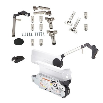 Hochklappenbeschlag Schrankklappe Hochfaltklappe Blum Aventos HF SET weiß SOTECH