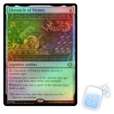 FOIL CHRONICLE OF VICTORY Lorwyn Eclipsed ECL Magic MTG MINT CARD
