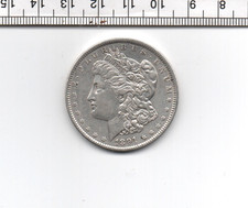 1891  U.S.A. MORGAN SILVER DOLLAR IN NEAR UNCIRCULATED CONDITION (MS-145)