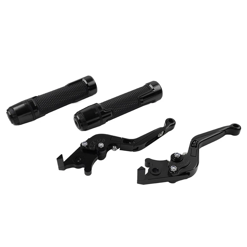 For BMW K1300S/R/GT K1200S K1200R Handlebar Grips Brake Clutch Levers Sets Black - Image 4 of 4