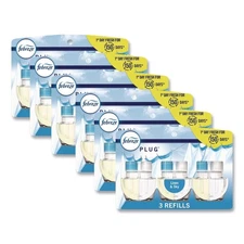 Febreze 13846 2.63 oz. PLUG Air Freshener Refills - Linen and Sky (6 PK/CT) New