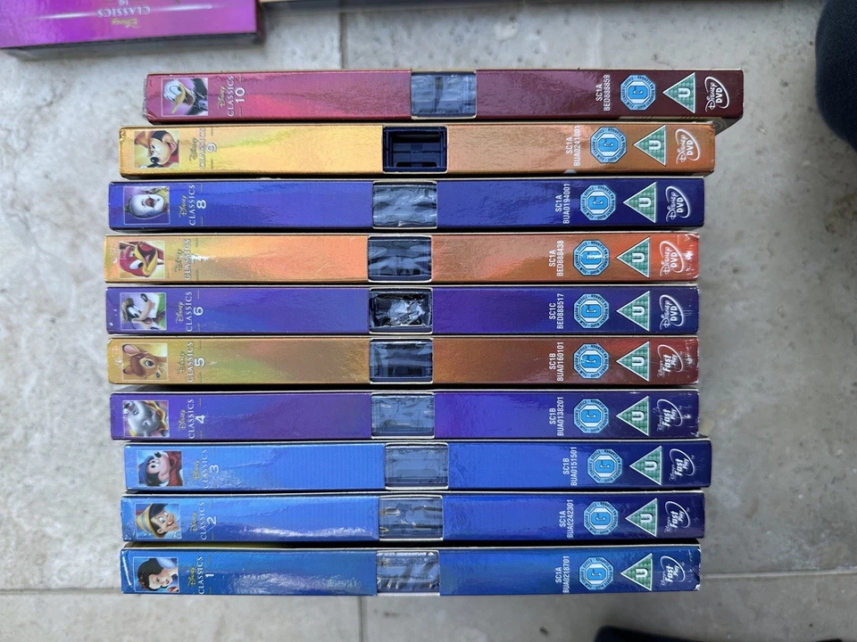 Disney Classics Dvd Collection 1-56 and Pixar 1-21 Collectable Shiny Slip Covers - Image 4 of 4