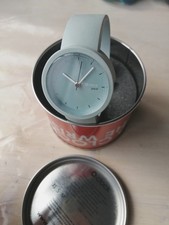 O bag O clock OROLOGIO CON CINTURINO SILICONE CELESTE 3 TG. L - SCATOLA REGALO