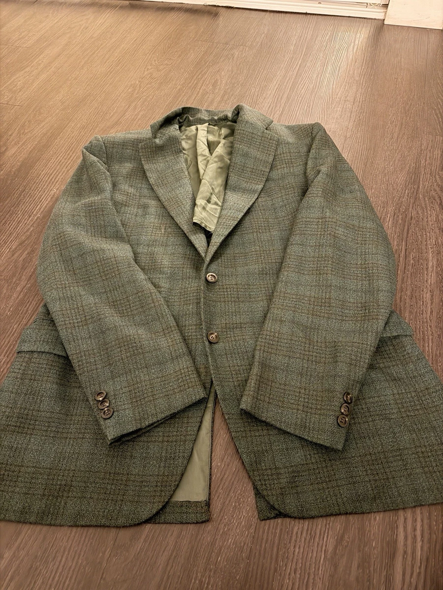 Tweed Regular 44 Jacket Vintage Suit Jackets & Blazers for Men for