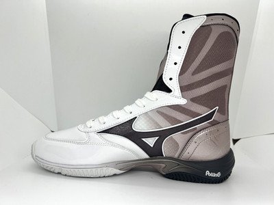 MIZUNO Boxing Shoes Wave Monster US8.5 ( 26.5cm ) White Gold Naoya