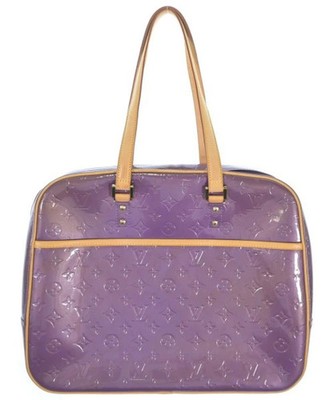 Louis Vuitton Handbag Purple Monogram Vernis Sutton M91081