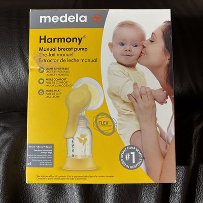Medela Manual breast pump with Flex Shields Harmony Single Hand New SEALED