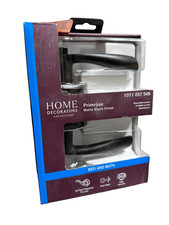 Home Decorators Collection Primrose Matte Black Privacy Bed/Bath Door Lever