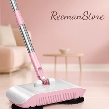 Hand Push Floor Sweeping Machine Floor and Carpet Sweeping 360° Rotation Sweep