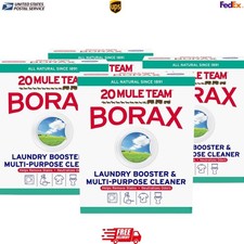 20 MULE TEAM Laundry Detergent Washing 4 Packs Household Cleaner