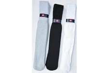 26 " extra long 12pair tube socks up to size 17 Black, White, Gray big and tall