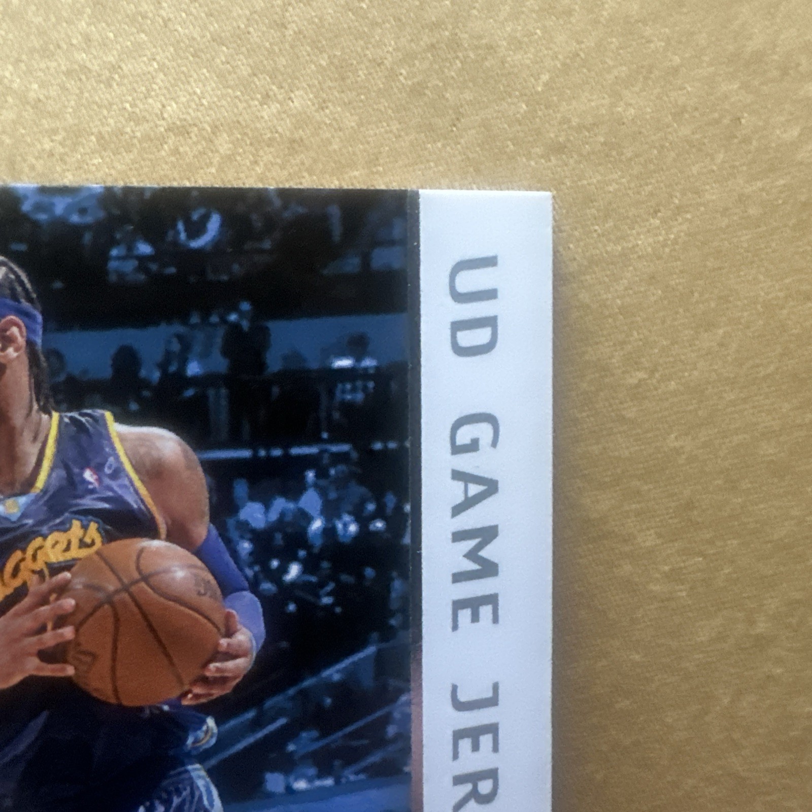 2008-09 Upper Deck #GA-CA Carmelo Anthony UD Game Jerseys view 3