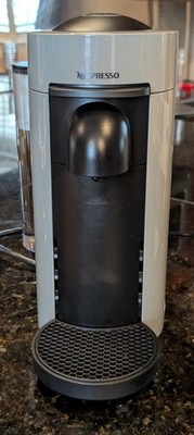 Nespresso VertuoPlus Coffee & Espresso Machine Gray Excellent + 6 Pods & Manual