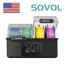 Sovol SH03 4 Spools Filament Dryer Box w/ 200W 200W PTC Faster Drying Heating US