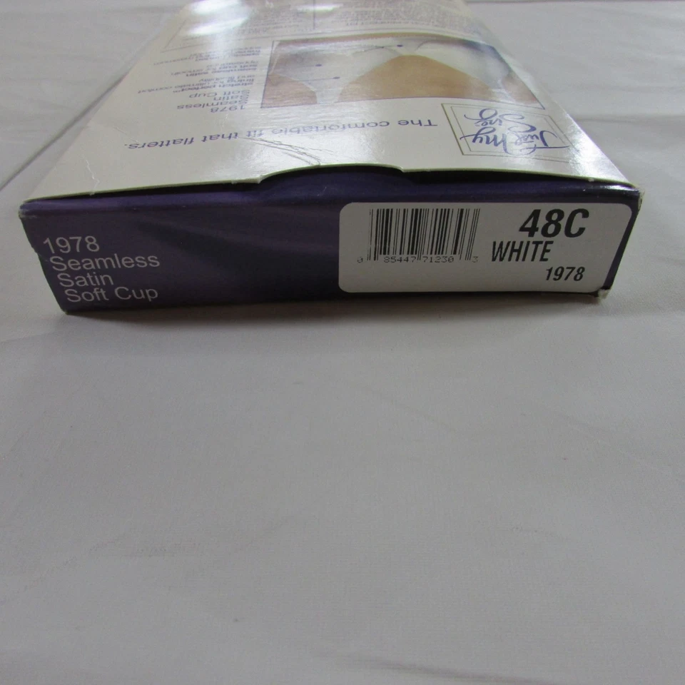 jms Just My Size Women's 48C Seamless Satin Soft Cup Bra # 1978 - Image 3 of 3