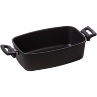 Eurolux Hoher BräTer 33 X 22 Cm Rechteckig Aluguss Beschichtet BräTerpfanne