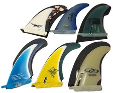 Lot Of 6 Vintage Windsurf Fins Weedspeed Jimmy Lewis UP Hifly Masterfin