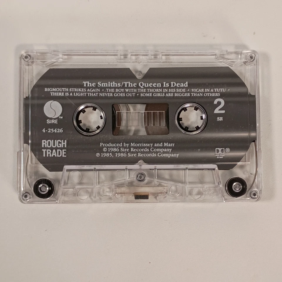 The Smiths The Queen Is Dead Cassette Tape SIRE Rough Trade 1986 Morrissey - Image 4 of 4