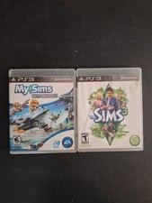 My Sims Sky Heroes & The Sims 3 (PlayStation 3, PS3) 2 Game Bundle CIB 