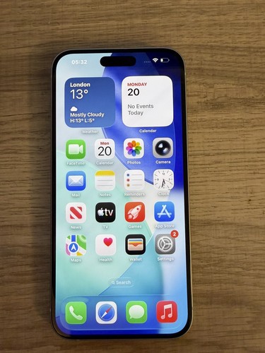 Apple iPhone 15 Plus 128GB Entsperrt Hervorragend Hellblau / Weiß
