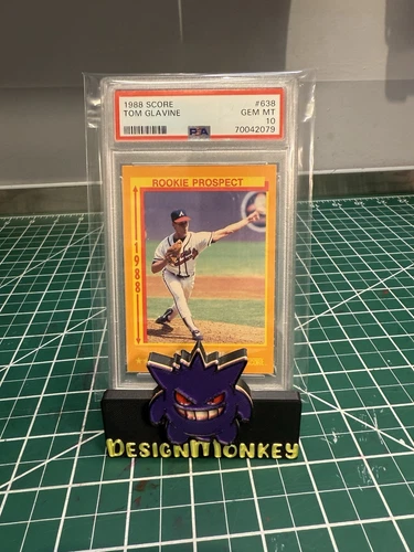 1988 SCORE #638 TOM GLAVINE RC ROOKIE PROSPECT HOF PSA 10